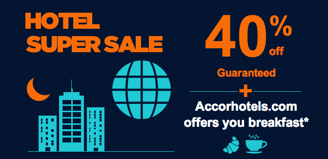 Le Club Accor Hotels 40% Off Including Breakfast