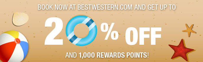 Best Western Promo: 1,000 Bonus Points for Online Bookings