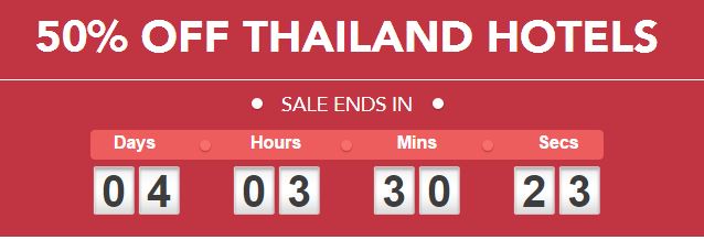 Hilton Flash Sale 50% Off Hotels in Thailand