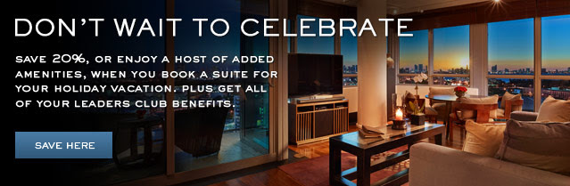Leaders Club Up To 20% Off Suites