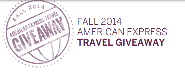 American Express Fall Travel Sweepstakes