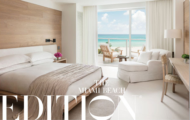 New Marriott Miami Beach Edition Hotel Now Accepting Reservations