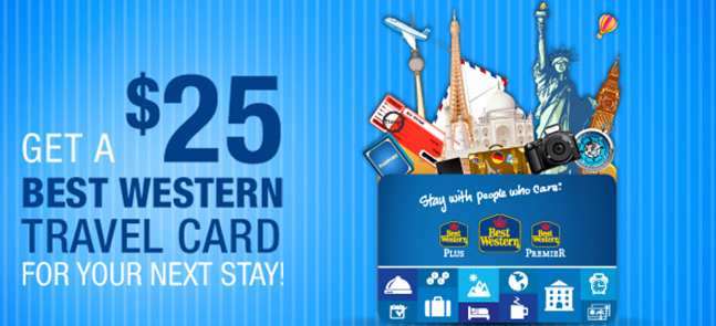 Promo: Free Best Western $25 Travel Card During Cyber Monday
