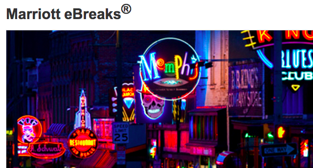 Marriott eBreaks for May 28 – May 31, 2015 at 20% Off