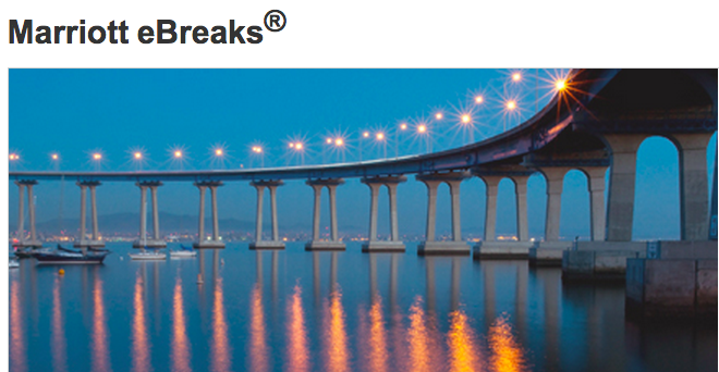 Marriott eBreaks for July 2 – July 5, 2015 at 20% Off