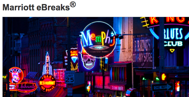 Marriott eBreaks for July 30  – August 2, 2015 at 20% Off