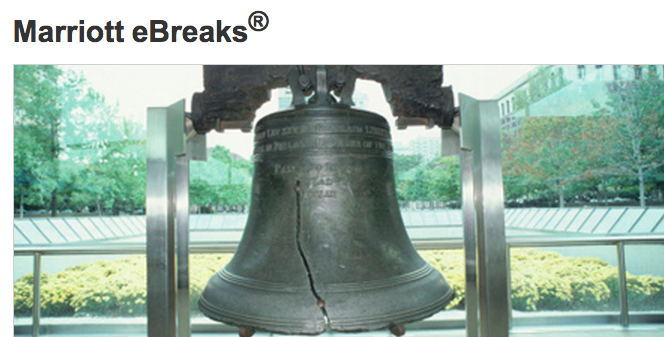 a large bell with a crack in the middle