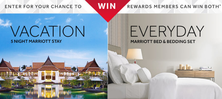 Marriott’s Free Bed or Vacation Sweepstakes, Which Would You Choose?